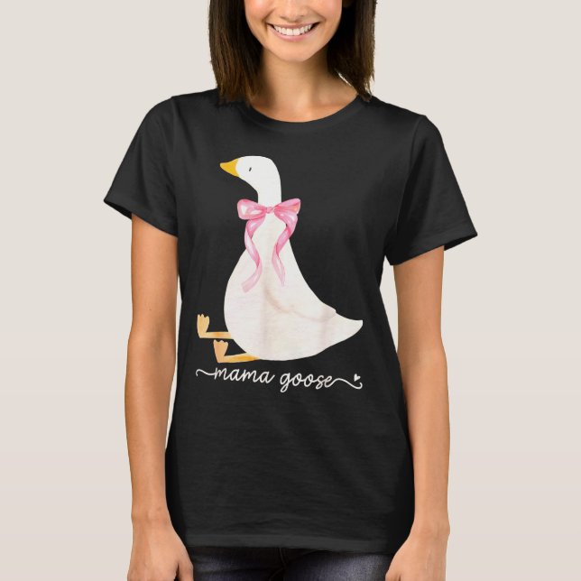 Camiseta Silly Mama Goose Daddy Goose Matching Goose Family (Anverso)