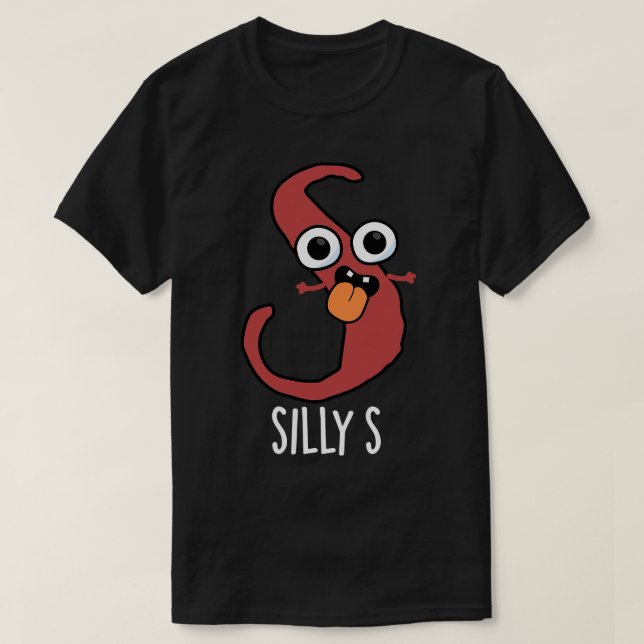 Camiseta Silly S Funny Alphabet S Pun (Diseño del anverso)