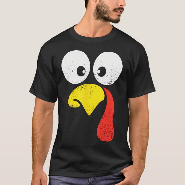 Camiseta Silly Turkey enfrenta a los hombres de la cena de  (Anverso)