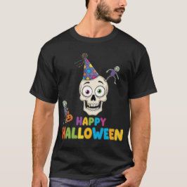 Camiseta Silly Zombie y Skull Halloween Party