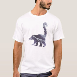 Camiseta Silueta abstracta del Coati