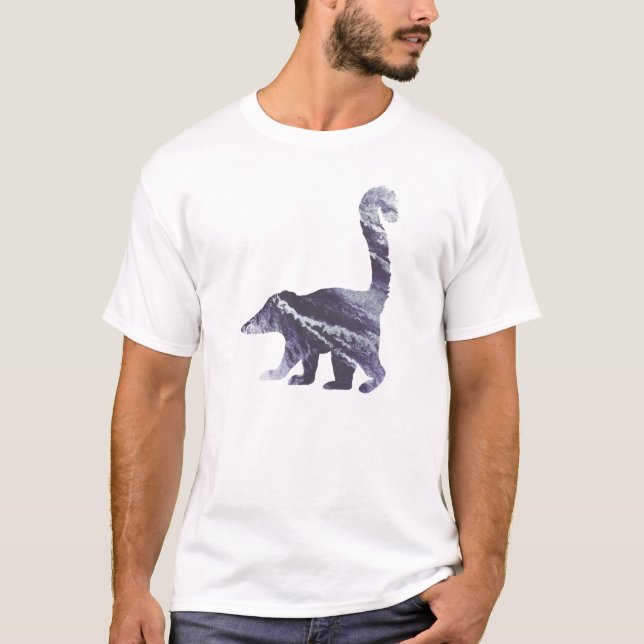 Camiseta Silueta abstracta del Coati (Anverso)