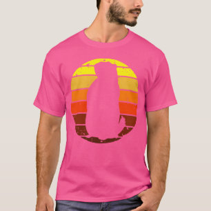 Camiseta Silueta al estilo del atardecer del Día de la marm