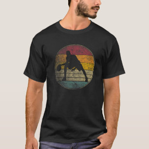 Camiseta Silueta alterada con estilo retro vintage de balon