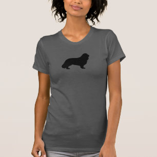 Camiseta Silueta arrogante del perro de aguas de rey