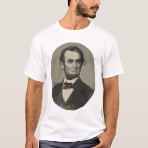 Camiseta silueta de abraham lincoln mary todd lincoln