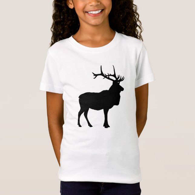 Camiseta Silueta de alce (Anverso)