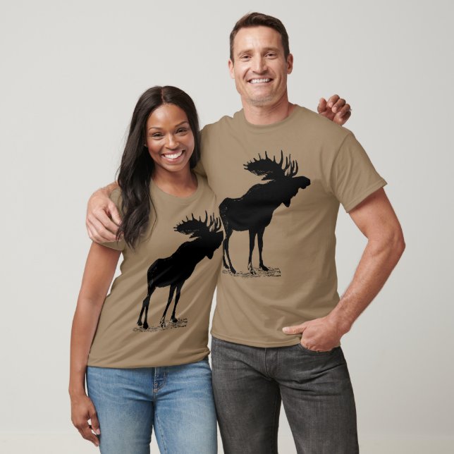 Camiseta Silueta de alce (Unisexo)