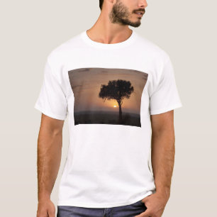 Camiseta Silueta de árbol en la llanura, Masai Mara 2