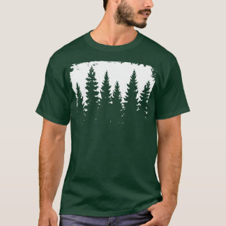 Camiseta Silueta de árboles