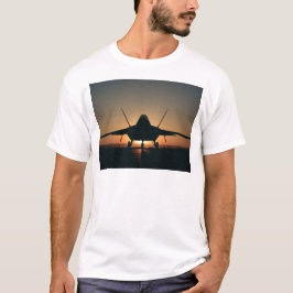 Camiseta Silueta de avión militar