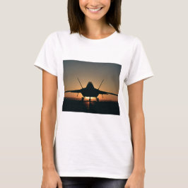 Camiseta Silueta de avión militar