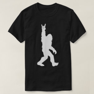 Camiseta Silueta de Bigfoot Rock On