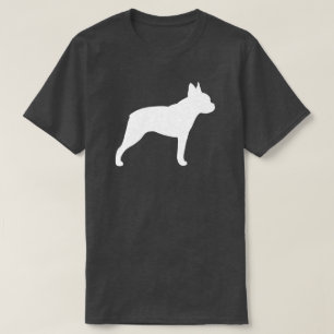 Camiseta Silueta de Boston Terrier