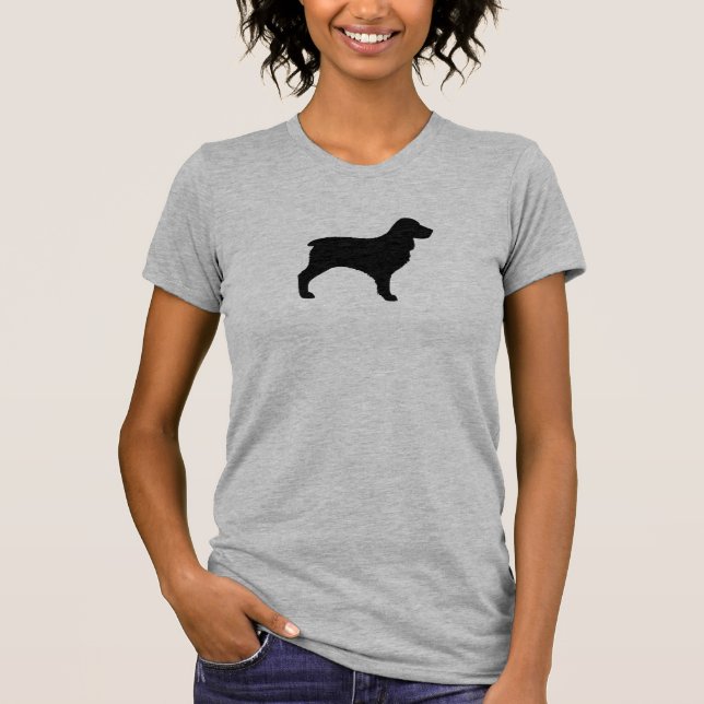 Camiseta Silueta de Boykin Spaniel (Anverso)