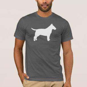 Camiseta Silueta de bull terrier