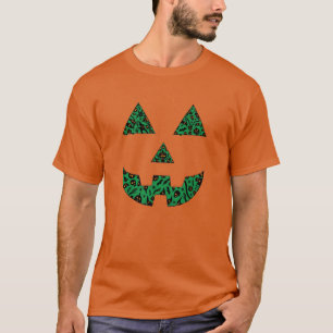 Camiseta Silueta de calabaza de fantasía