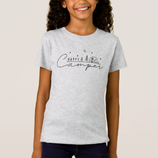 Camiseta Silueta de Campista Feliz
