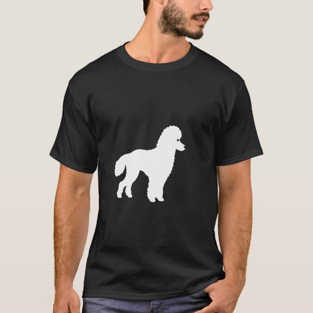 Camiseta Silueta de Caniche (Anverso)