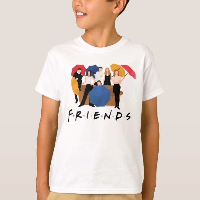 Camiseta Silueta de caracteres FRIENDS™ (Anverso)