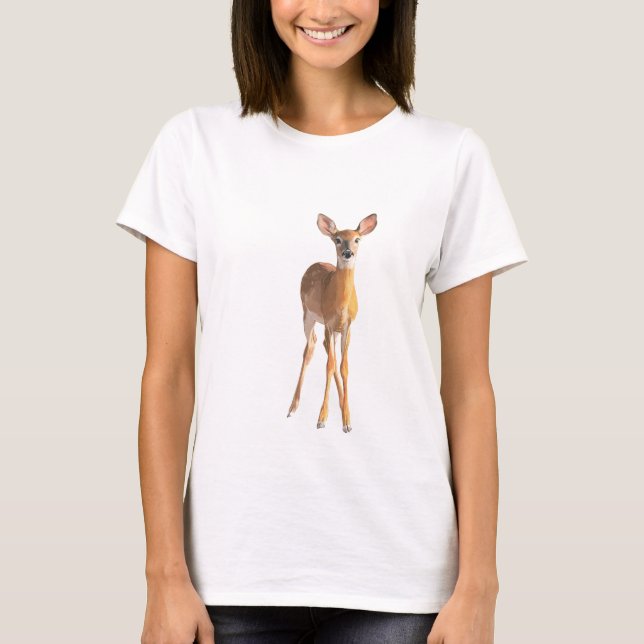 Camiseta Silueta de cervatillo suave (Anverso)