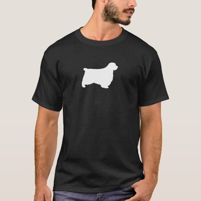 Camiseta Silueta de Clumber Spaniel (Anverso)