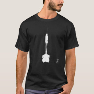 Camiseta Silueta de dardo para jugadores de dardos 5