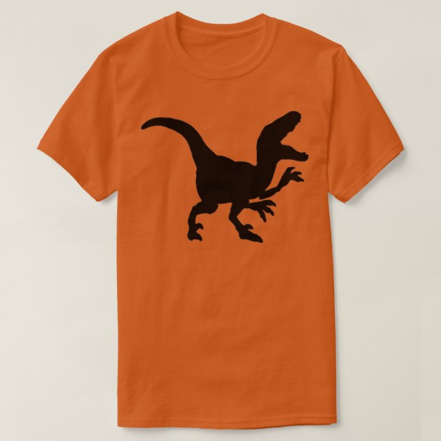 Camiseta silueta de dinosaurio (Diseño del anverso)