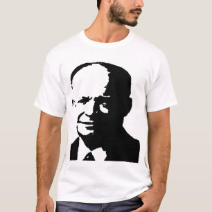 Camiseta Silueta de Dwight D. Eisenhower