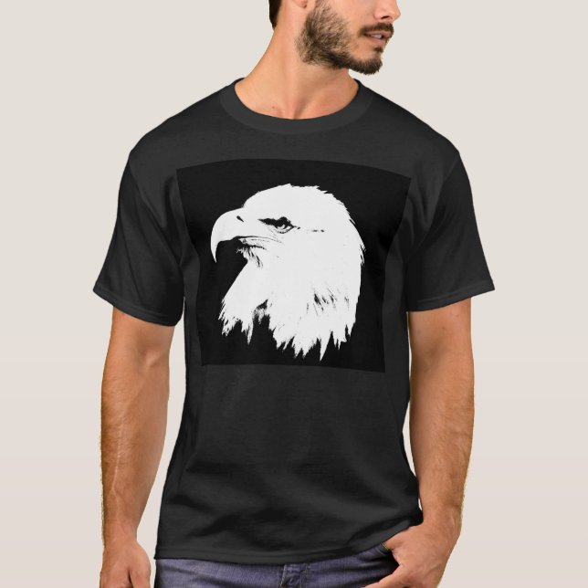 Camiseta Silueta de Eagle (Anverso)