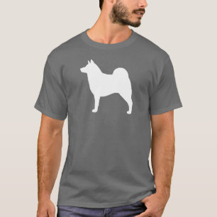 Camiseta Silueta de Elkhound del noruego