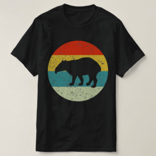 Camiseta Silueta de época retro TAPIR 70