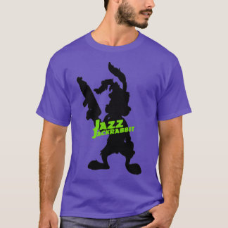 Camiseta Silueta de    esquema de jazz Jackrabbit 