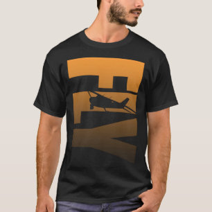 Camiseta Silueta de FLY Aircraft