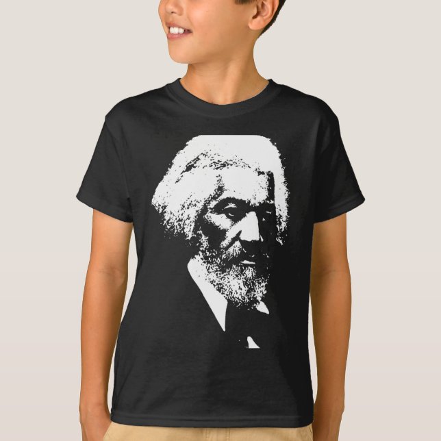 Camiseta Silueta de Frederick Dougl Mes de la Hist (Anverso)