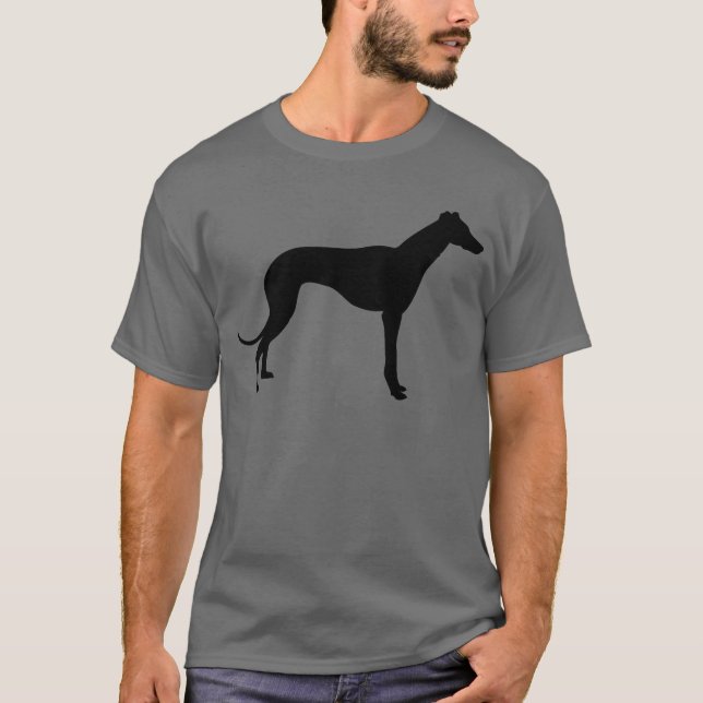 Camiseta Silueta de galgo (Anverso)