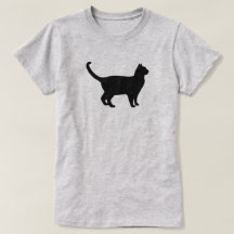 Silueta de gato adorable