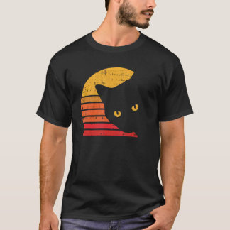 Camiseta Silueta de gato disfraz perezoso de Halloween Kitt