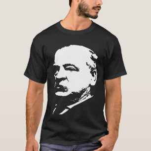 Camiseta Silueta de Grover Cleveland