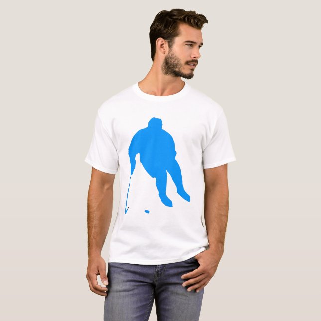 Camiseta Silueta de Hockey (Anverso completo)