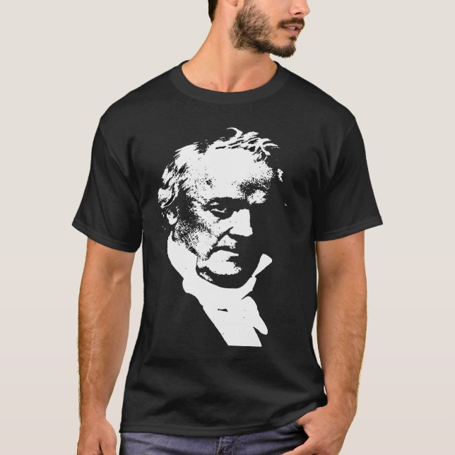 Camiseta Silueta de James Buchanan (Anverso)