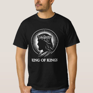 Camiseta Silueta de Jesús Rey de reyes 