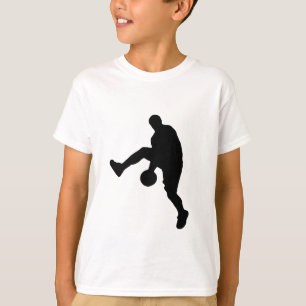 Camiseta Silueta de jugador de baloncesto