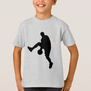 Camiseta Silueta de jugador de baloncesto