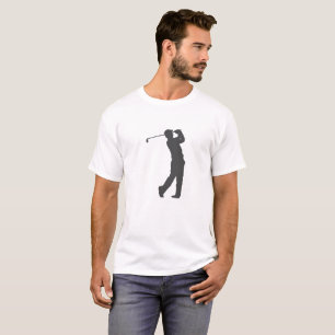 Camiseta Silueta de jugador de golf