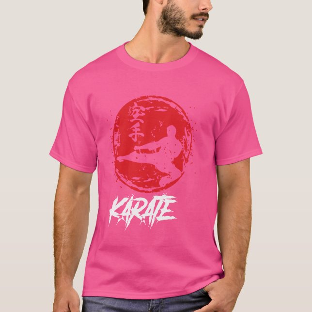 Camiseta Silueta de Karate (Anverso)
