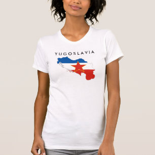 Camiseta silueta de la forma del mapa de la bandera de paí