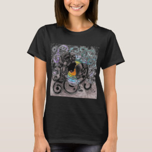 Camiseta Silueta de la hija de la madre