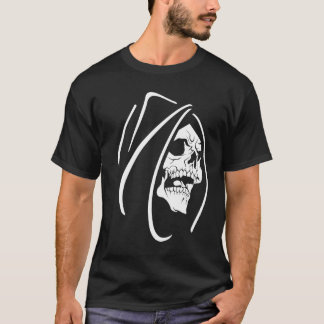 Camiseta Silueta de la Parca Gótica Arte de la Muerte