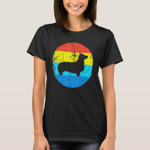 Camiseta Silueta de la raza de perro Pembroke Welsh Corgi R